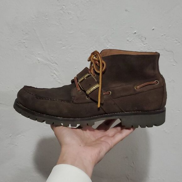 Polo Ralph Lauren Rumford Dark Brown Chukka Boots Size 10.5 D main image 11